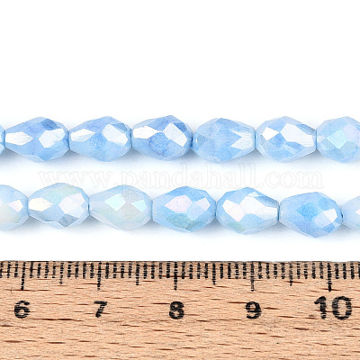 Антикоррозийные гальванические стеклянные бусины GLAA-T025-13A-01-1