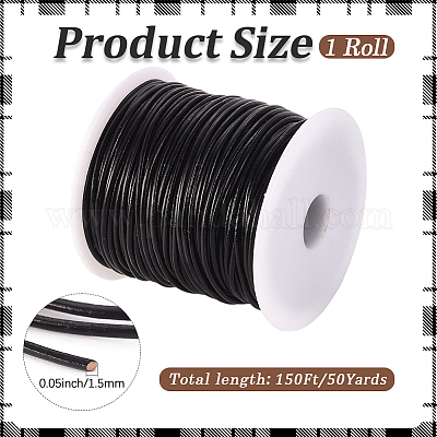 1 рулон шнура из коровьей кожи WL-CL0001-20-1