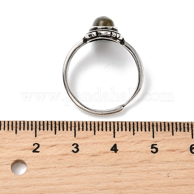 Кольца из натурального драгоценного камня RJEW-A084-08AS-1