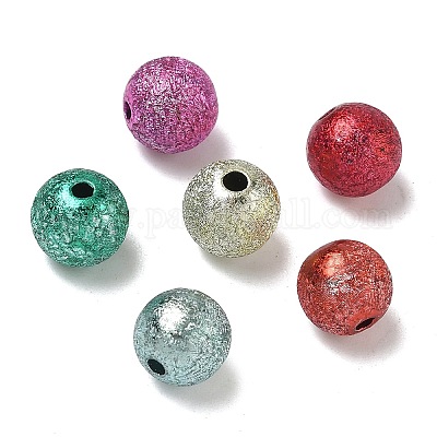 Лакированные бусины из акрила &nbsp;ACRP-Q018-8mm-M-1