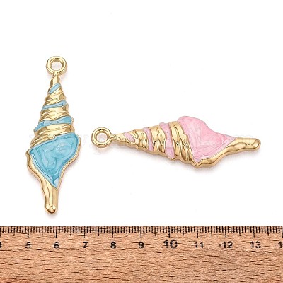 Большие подвески из сплава и эмали PALLOY-T092-88M-1