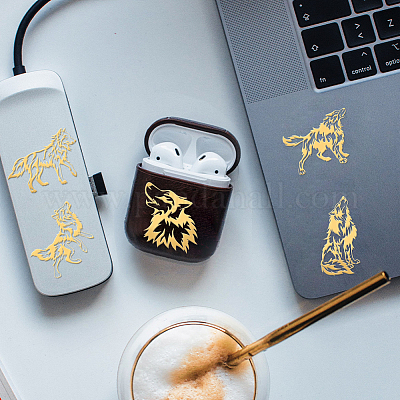 Никелевые декоративные наклейки DIY-WH0450-166-1