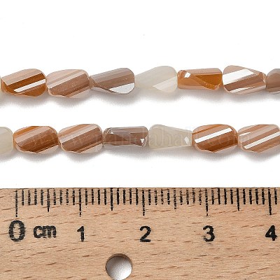 Стеклянные бусины с гальваническим покрытием  X-EGLA-P065-01A-03-1