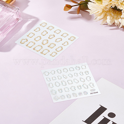 2 шт. 2 наклейки для дизайна ногтей&nbsp;MRMJ-LP0002-91-1