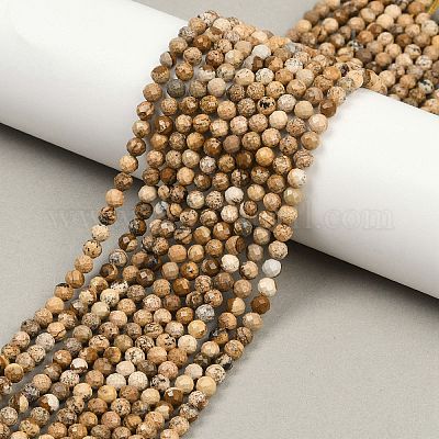 Естественного изображения яшмы бисер нитей G-P572-B03-4mm-1