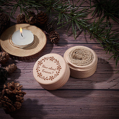 Деревянная коробка для колец OBOX-WH0009-005-1