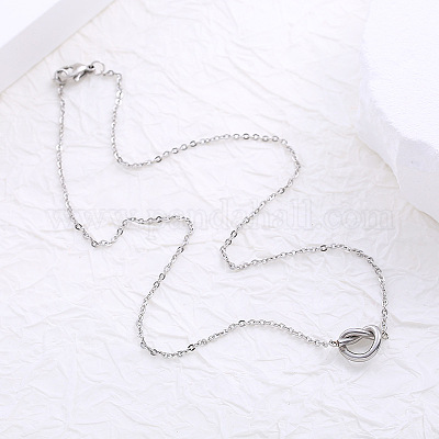 Ожерелья с подвеской в виде сердца из нержавеющей стали для женщин IT1391-1