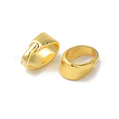 Латунные держатели кулонов с покрытием стойки KK-F873-34G-1