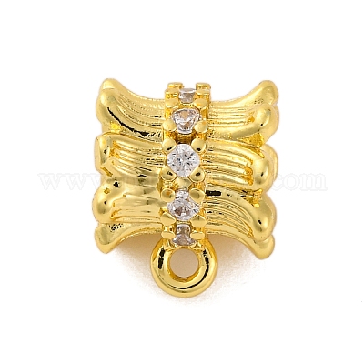 Стеллажное покрытие латунь микро паве кубический цирконий трубчатые поручни KK-Z070-24G-1