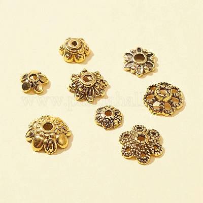 360шт 8 стиля бусины из сплава в тибетском стиле FIND-FS0001-45-1
