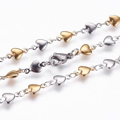 Ионное покрытие (ip) 304 нержавеющая сталь цепи ожерелья STAS-P164-11GP-1