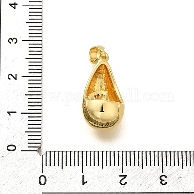 Стойки обшивки латунь микро проложить Циркон подвеску KK-L226-102G-D-1