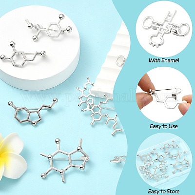 7 шт. 7 стиля простая брошь в виде сердца JEWB-CJ0001-54-1