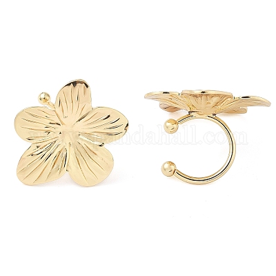 Серьги-каффы из железа и сплава EJEW-G437-01C-1