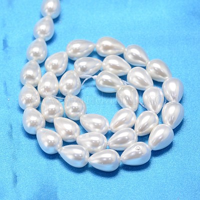 Жемчужные бусы BSHE-L015-8x11-01-1