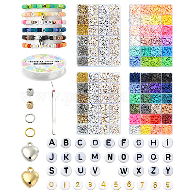 Наборы для изготовления браслетов из полимерной глины своими руками DIY-YW0011-07A-1