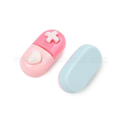 Непрозрачные кабошоны из смолы CRES-M037-08C-1