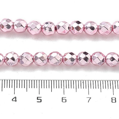 Гальванические нити из синтетических немагнитных гематитовых бусин G-B132-B01-01A-1