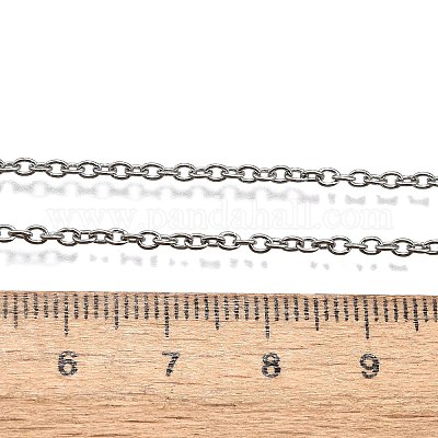 Изготовление ожерелий из цепей из нержавеющей стали 304 X-STAS-P045-01P-1