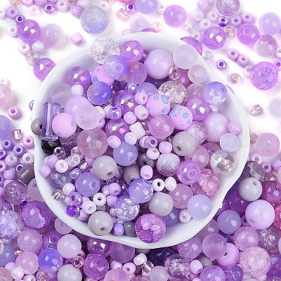 Наборы для самостоятельного изготовления бисеринок и стеклянных грядок SEED-K010-01F-1