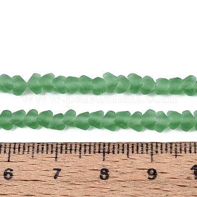 Матовые прозрачные стеклянные бусины&nbsp;LS-GLAA-N016-4mm-27-1