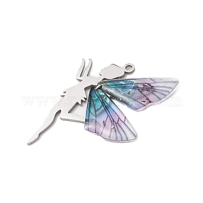 3 шт. подвески из смолы градиентного цвета PALLOY-TA00173-1