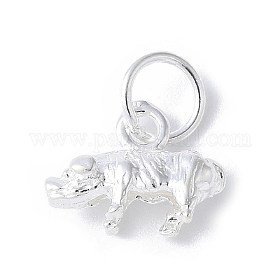 925 подвеска из стерлингового серебра 3d с китайским зодиаком STER-P066-01S-12-1