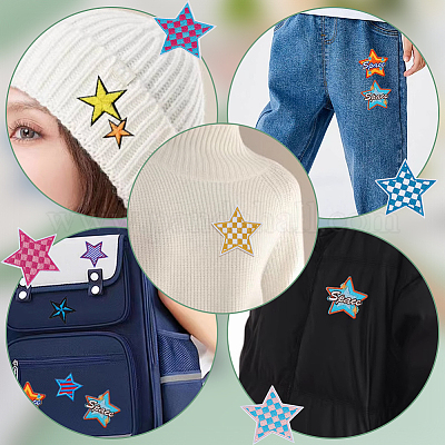 3 комплект полиэстеровой ткани для вышивки и пришивания аппликаций PATC-FG0002-52-1