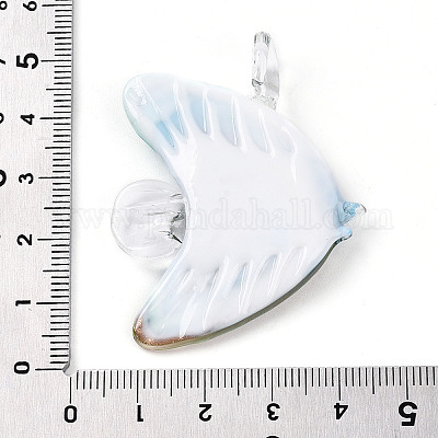 Ручной золотой песок Lampwork большие кулоны&nbsp;LS-LAMP-T023-06E-1