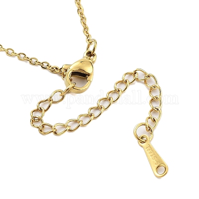 Подвески на шею из нержавеющей стали 304 для женщин STAS-S124-01G-04-1