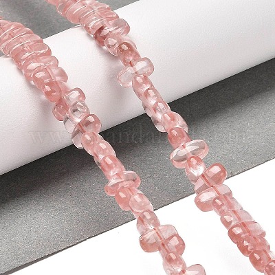 Вишневого кварца стеклянные бусы пряди G-Q167-B20-01-1