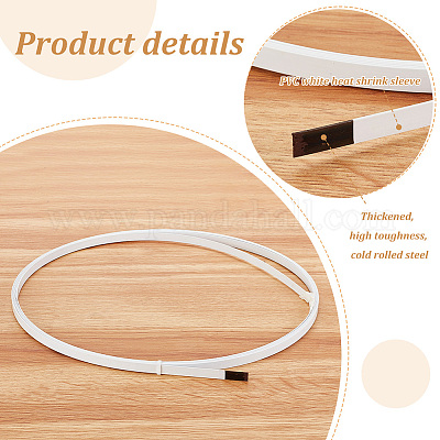 Стальная обшивка с покрытием из ПВХ для суеты свадебного платья DIY-WH0430-067-1