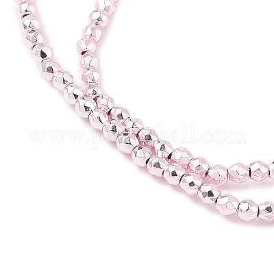 Гальванические нити из синтетических немагнитных гематитовых бусин G-A263-E01-01-1