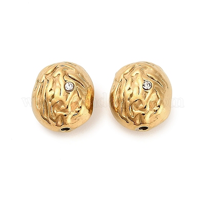 Бусина из хрусталя и страз из нержавеющей стали 304 STAS-U047-04G-1