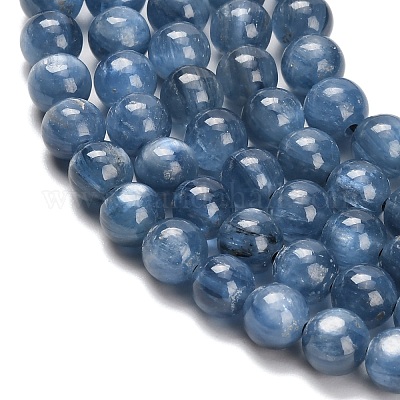 Натуральный кианитовые бисер пряди&nbsp;G-C259-B01-10mm-02-1