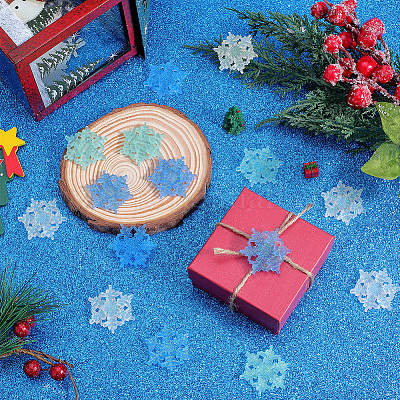 30шт 3 цвета прозрачные кабошоны из смолы декодирования RESI-SC0003-41-1