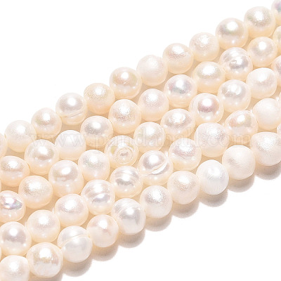 Нити из натурального культивированного пресноводного жемчуга PEAR-N013-04F-1