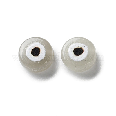 Светящиеся непрозрачные акриловые бусины LACR-D301-02-1