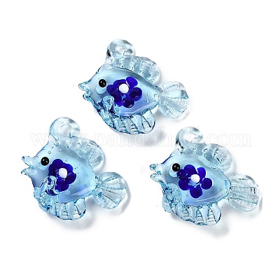 Подвески лэмпворк ручной работы LAMP-I027-05D-1