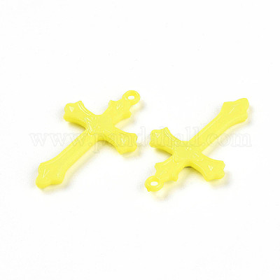 Непрозрачные акриловые подвески&nbsp;SACR-WH0017-01F-1