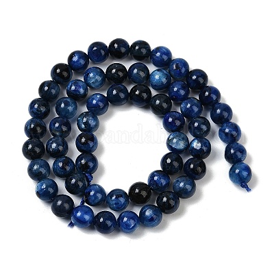 Круглые натуральные нити из кианита / цианита / дистена G-I165-01-7mm-01-1