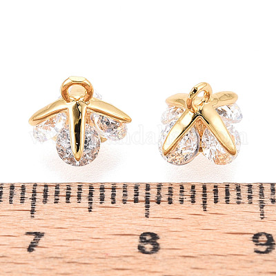 Латунные микро проложить кубического циркония подвески KK-N263-72A-G-1