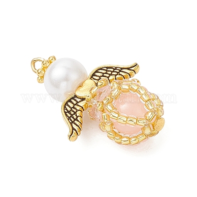 Подвески из стеклянных бусин и стеклянных бусин ручной работы PALLOY-MZ00963-02-1