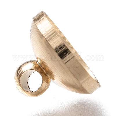 Кулон поручитель с колпачком из латунного бисера KK-H759-30A-G-1