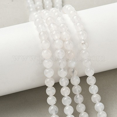 Бусины из натурального радужного лунного камня G-I249-B04-04-1