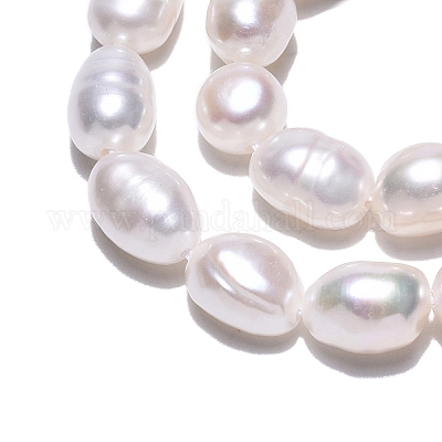 Нити из натурального культивированного пресноводного жемчуга PEAR-N014-06E-01-1