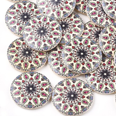 Печатные деревянные подвески WOOD-S045-034H-1