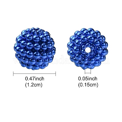 Nachahmung Perlenacrylperlen&nbsp;OACR-FS0001-45E-1