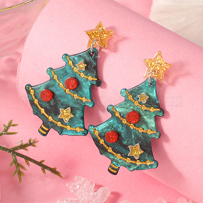 Orecchini Da Donna In Legno Gingerbread Man Natalizi Design Cartoon Neon Regalo Elegante Festivo Da 6,32 € | DHgate