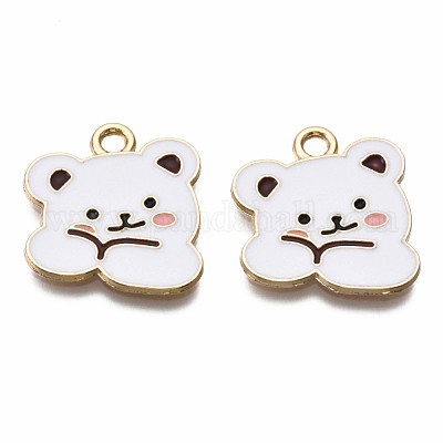 Подвески из эмали и сплава ENAM-T011-109A-NR-1